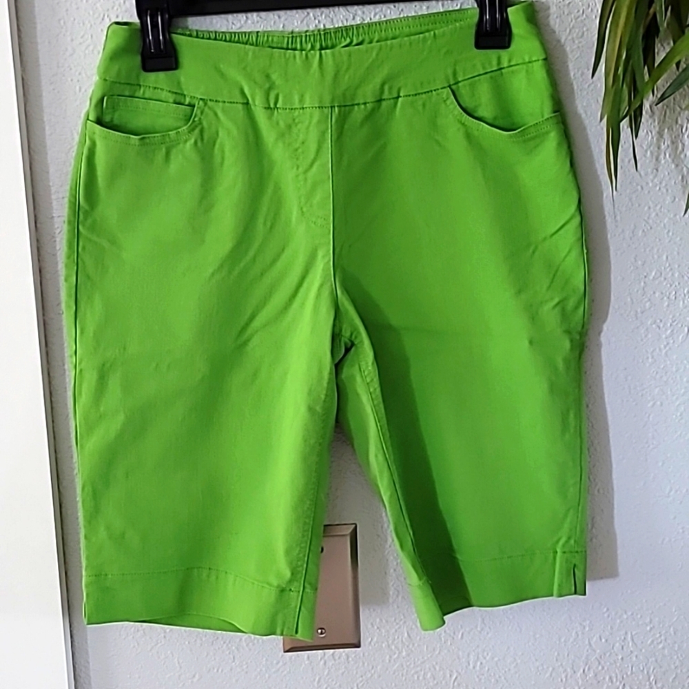 2 for 1!! Slimsations Green/Blue Shorts 6